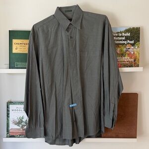 Men's principe Gray 100% cotton Shirt
